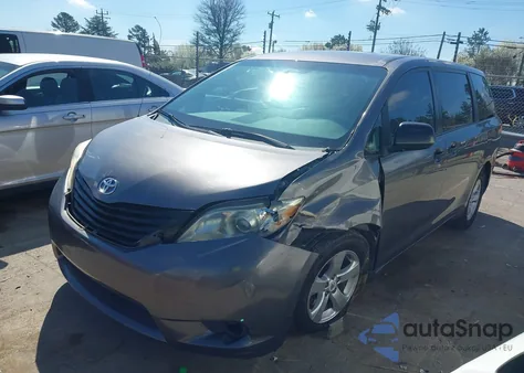 2012 Toyota Sienna Base V6 7 Passenger from USA, damaged, VIN 5TDZK3DC4CS207967
